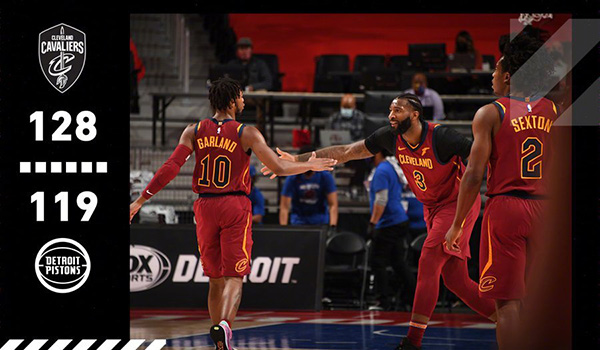 12月27日 NBA常规赛 活塞vs骑士 全场录像