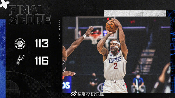 01月06日 NBA常规赛 马刺vs快船 全场录像