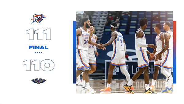 01月07日 NBA常规赛 雷霆vs鹈鹕 全场录像