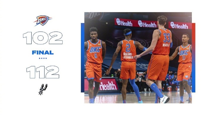 01月13日 NBA常规赛 马刺vs雷霆 全场录像