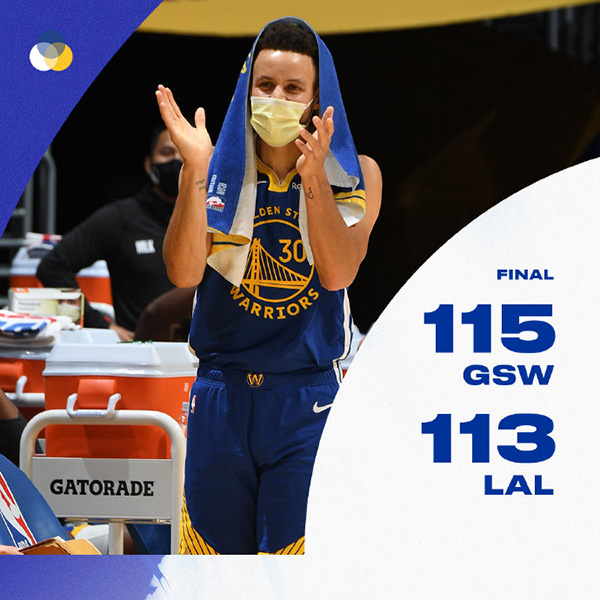 01月19日 NBA常规赛 勇士vs湖人 全场录像