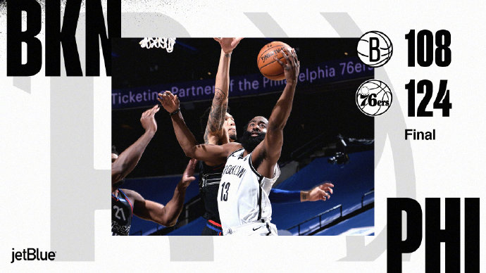 02月07日 NBA常规赛 篮网vs76人 全场录像