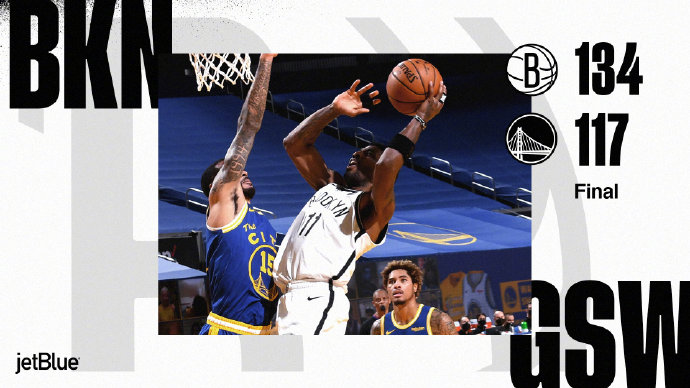 02月14日 NBA常规赛 篮网vs勇士 全场录像