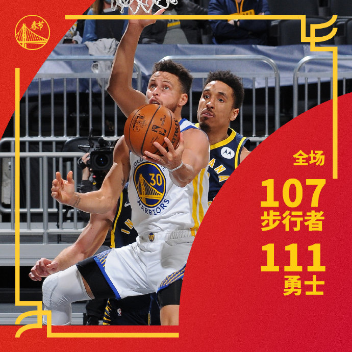 02月25日 NBA常规赛 勇士vs步行者 全场录像