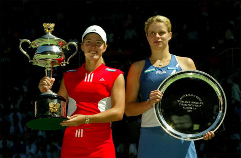 2004年澳网女单决赛 海宁vs克里斯特尔斯 全场录像【海宁夺冠】