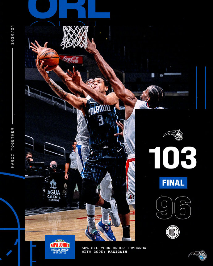 03月31日 NBA常规赛 魔术vs快船 全场录像