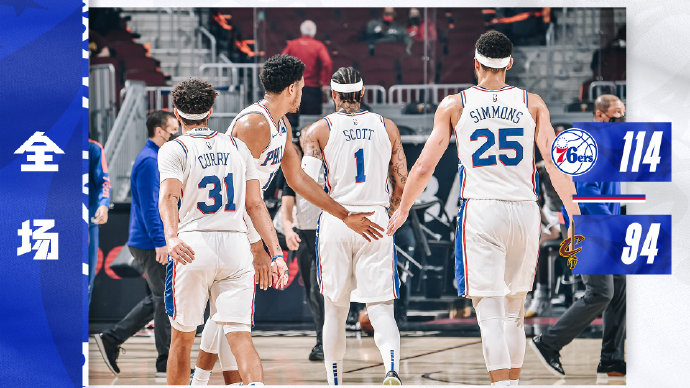04月02日 NBA常规赛 76人vs骑士 全场录像