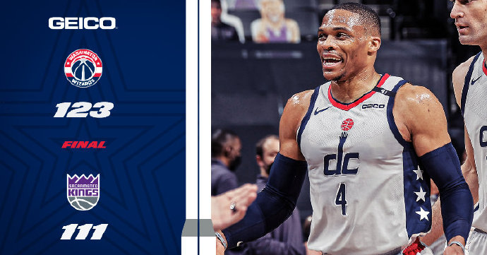 04月15日 NBA常规赛 奇才vs国王 全场录像