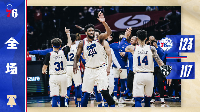 04月15日 NBA常规赛 篮网vs76人 全场录像