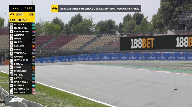 05月07日 2021F1西班牙大奖赛第二次练习赛 全场录像
