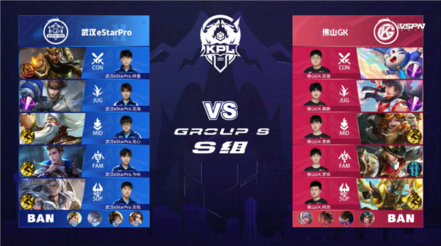 2021年KPL春季赛常规赛第3轮 eStar vs GK 全场录像