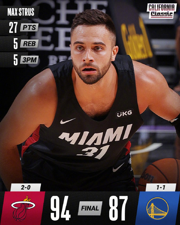 08月05日 NBA夏季联赛 热火vs勇士 全场录像