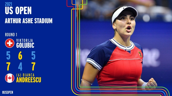 09月01日 美网女单第一轮 戈卢比奇vs安德莱斯库 全场录像