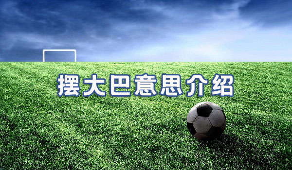 摆大巴什么意思_足球比赛摆大巴意思介绍