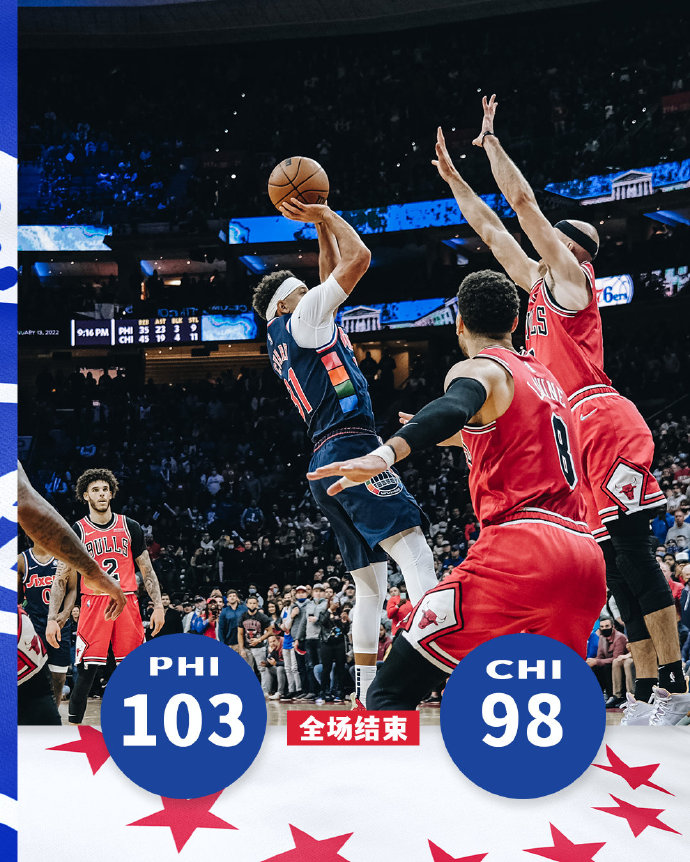11月04日 NBA常规赛 公牛vs76人 全场录像