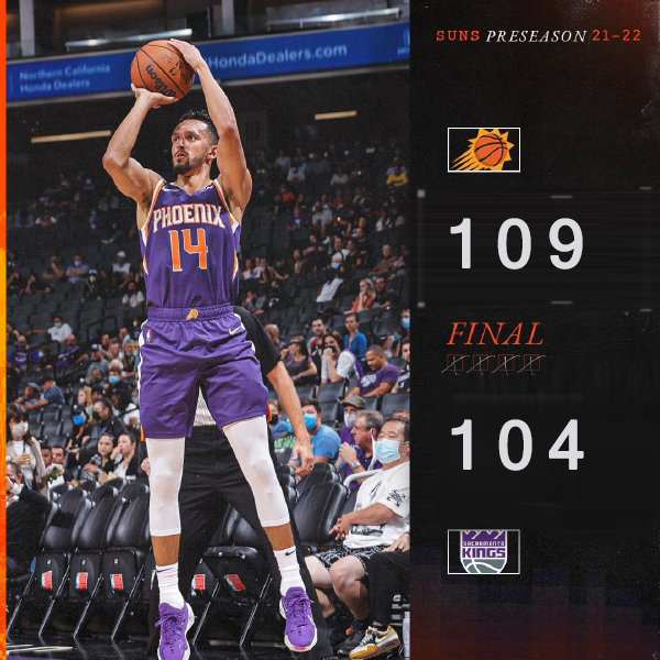 11月09日 NBA常规赛 太阳vs国王 全场录像