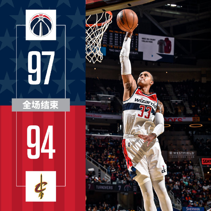 11月11日 NBA常规赛 奇才vs骑士 全场录像
