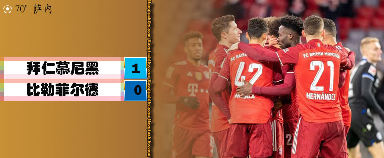 11月28日 德甲第13轮 拜仁vs比勒菲尔德 全场录像