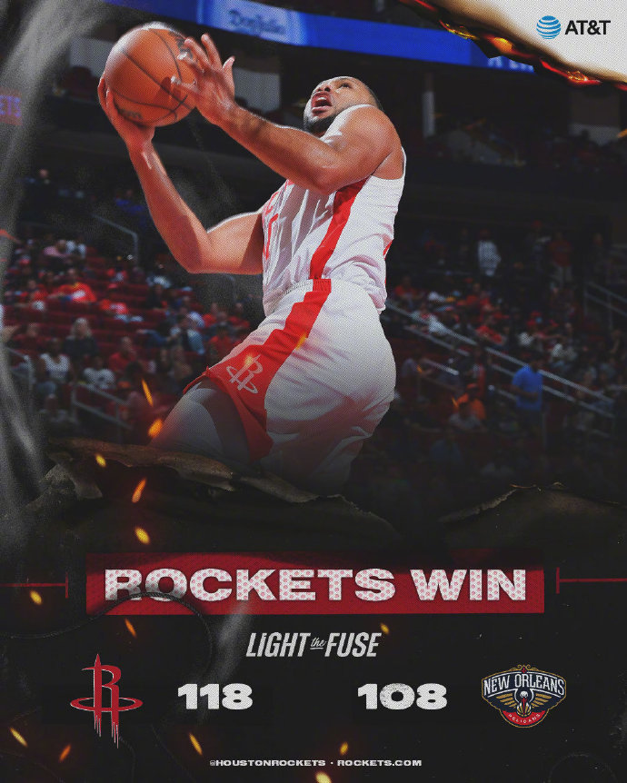 12月06日 NBA常规赛 鹈鹕vs火箭 全场录像