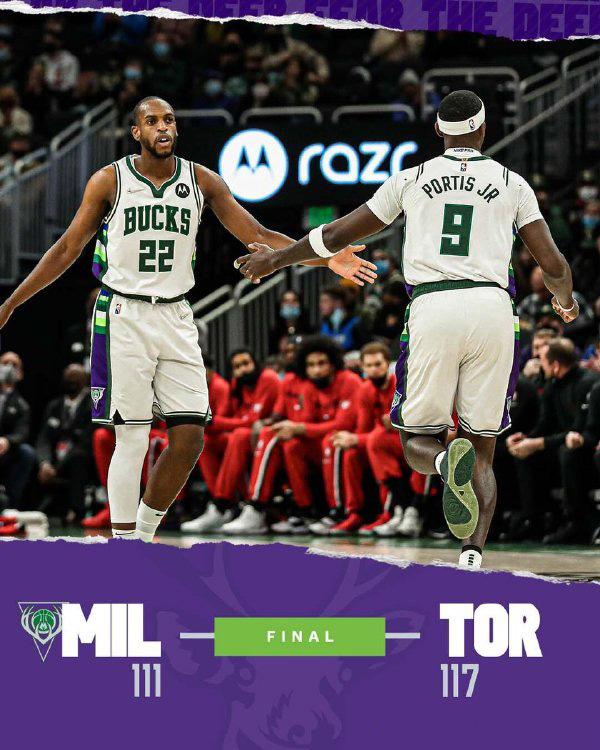 01月06日 NBA常规赛 猛龙vs雄鹿 全场录像