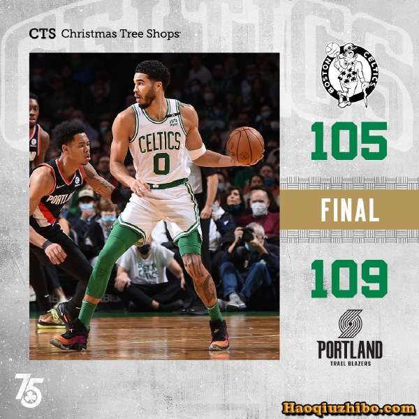 01月22日 NBA常规赛 开拓者vs凯尔特人 全场录像