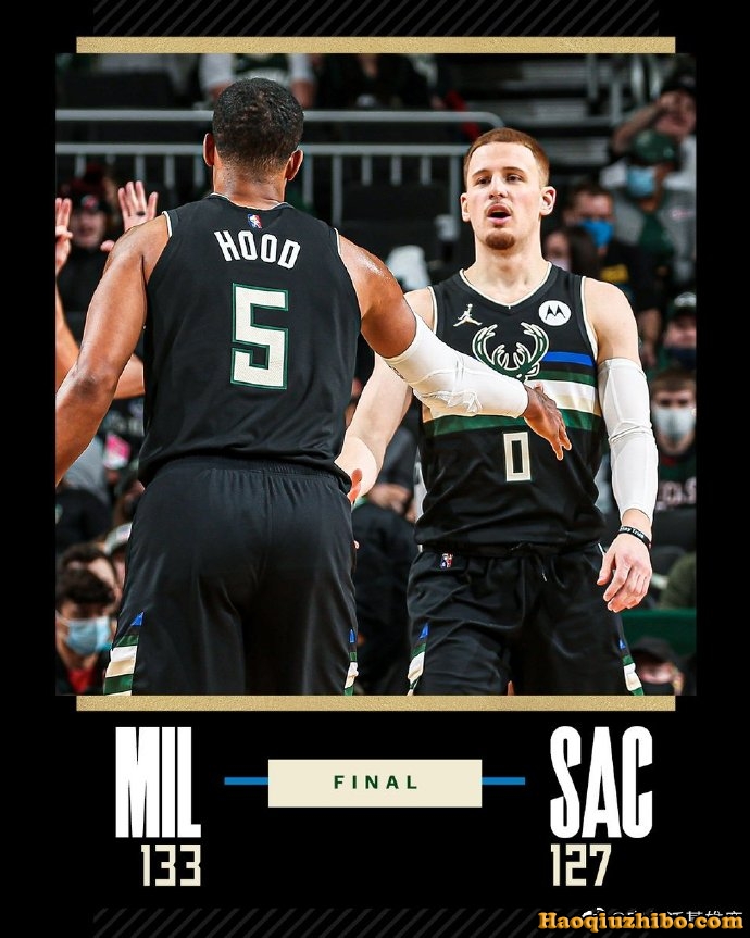 01月23日 NBA常规赛 国王vs雄鹿 全场录像