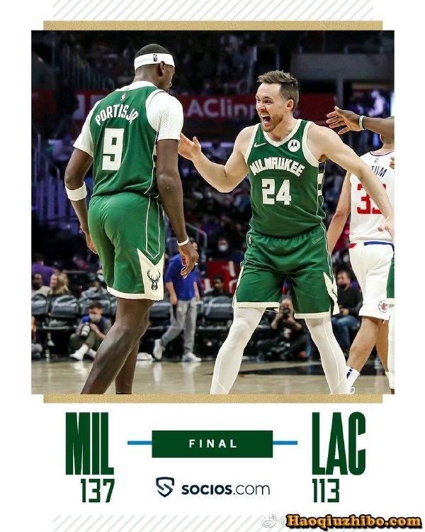 02月07日 NBA常规赛 雄鹿vs快船 全场录像