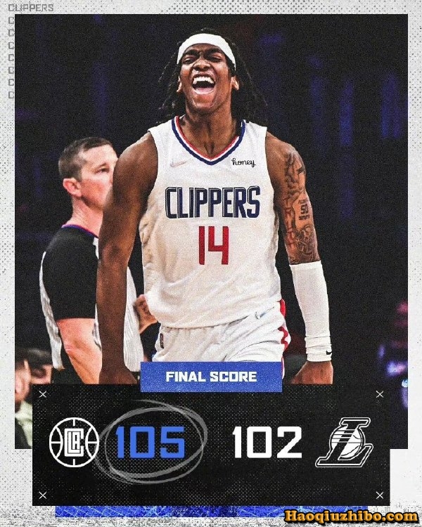 02月26日 NBA常规赛 快船vs湖人 全场录像