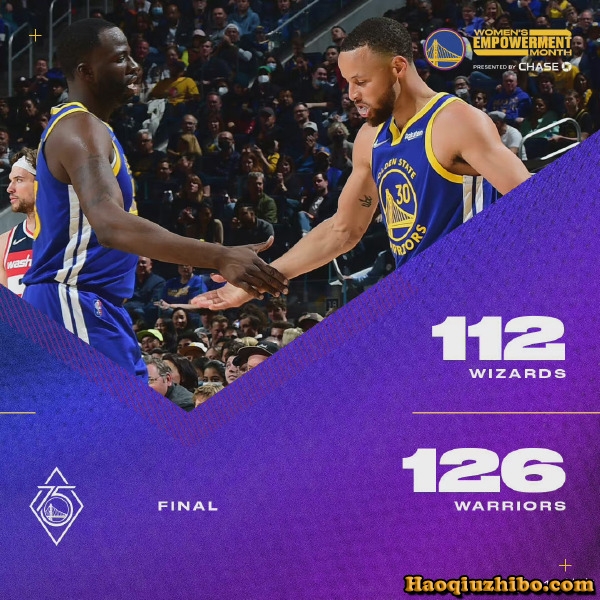 03月15日 NBA常规赛 奇才vs勇士 全场录像