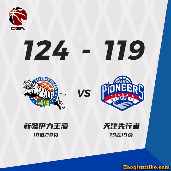 03月22日 CBA常规赛 新疆vs天津 全场录像