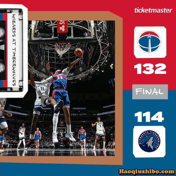 04月06日 NBA常规赛 奇才vs森林狼 全场录像