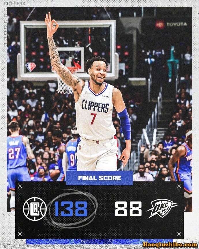 04月11日 NBA常规赛 雷霆vs快船 全场录像
