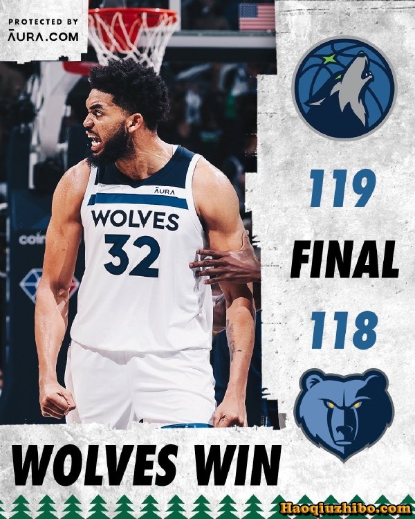 04月24日 NBA季后赛首轮G4 灰熊vs森林狼 全场录像