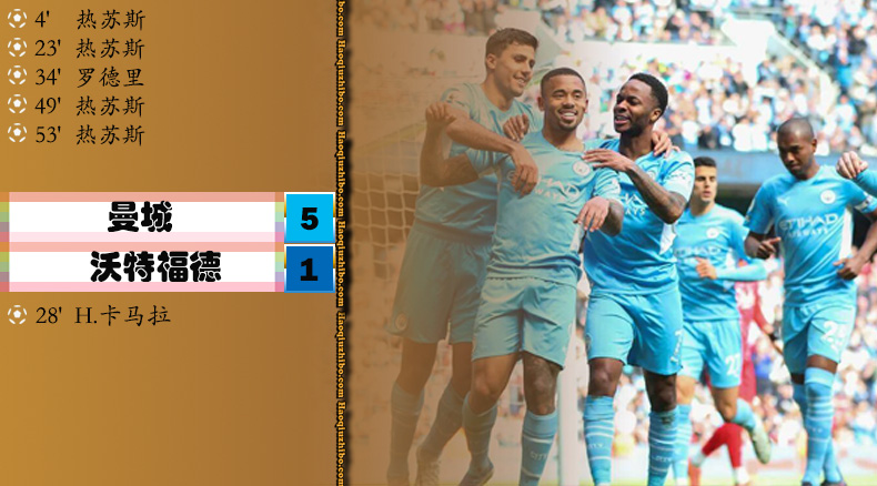 04月23日 英超第34轮 曼城vs沃特福德 全场录像
