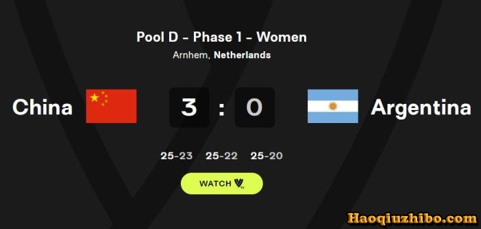 09月26日 女排世锦赛 中国女排vs阿根廷女排 全场录像