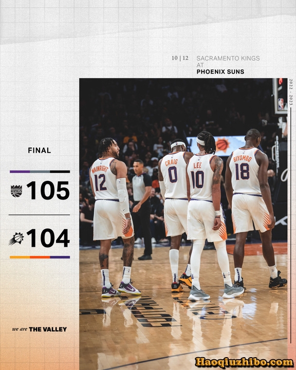 10月13日 NBA季前赛 国王vs太阳 全场录像及集锦