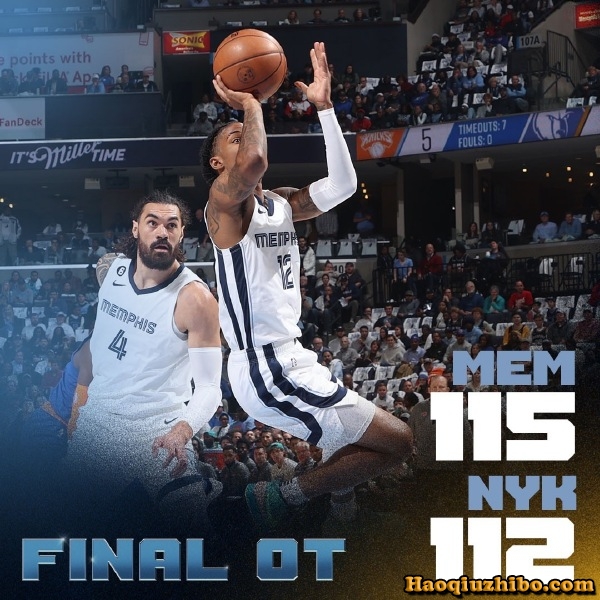 10月20日 NBA常规赛 尼克斯vs灰熊 全场录像