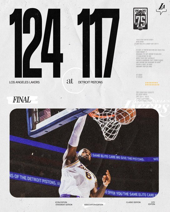12月12日 NBA常规赛 湖人vs活塞 全场录像