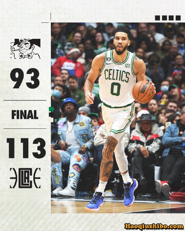 12月13日 NBA常规赛 凯尔特人vs快船 全场录像