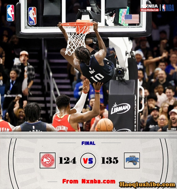 12月15日 NBA常规赛 老鹰vs魔术 全场录像