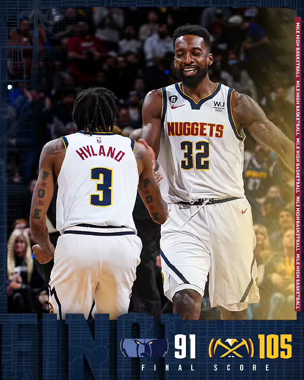 12月21日 NBA常规赛 灰熊vs掘金 全场录像