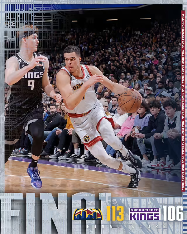 12月28日 NBA常规赛 掘金vs国王 全场录像