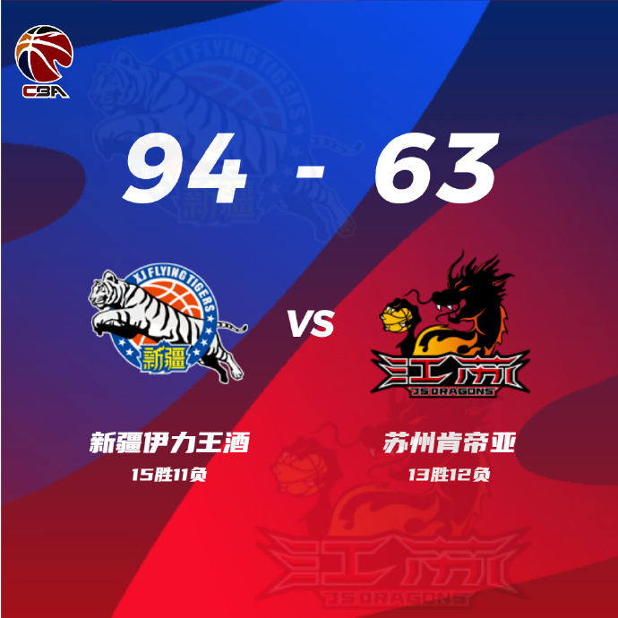 01月13日 CBA常规赛 新疆vs江苏 全场录像