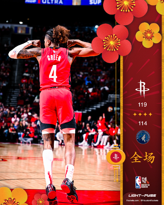 01月24日 NBA常规赛 森林狼vs火箭 全场录像