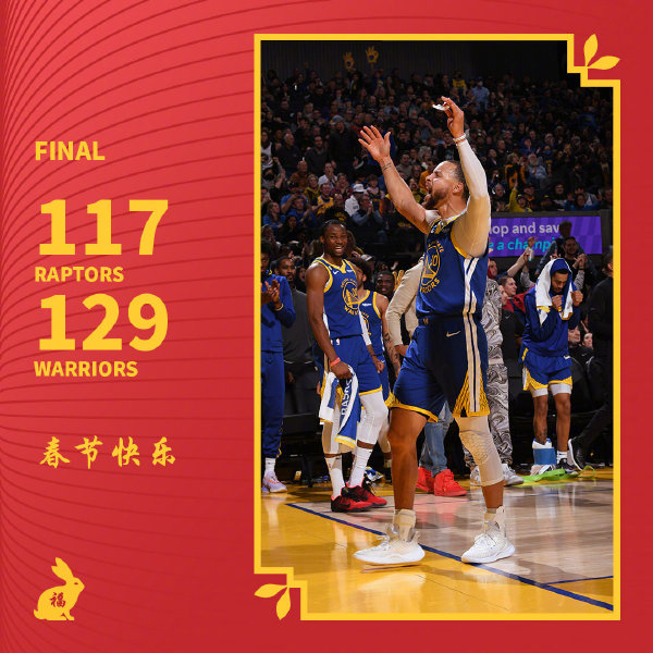 01月28日 NBA常规赛 猛龙vs勇士 全场录像