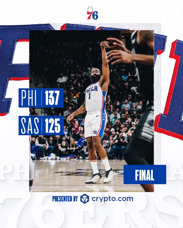 02月04日 NBA常规赛 76人vs马刺 全场录像
