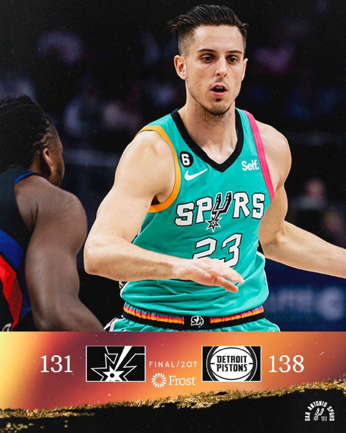 02月11日 NBA常规赛 马刺vs活塞 全场录像