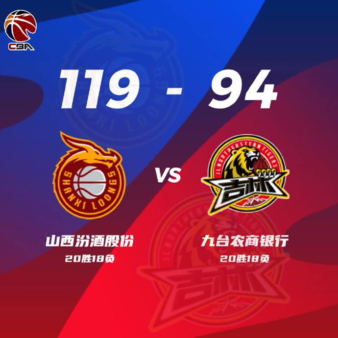 03月22日 CBA常规赛 山西vs吉林 全场录像