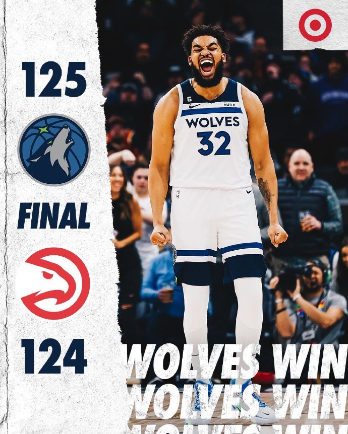 03月23日 NBA常规赛 老鹰vs森林狼 全场录像