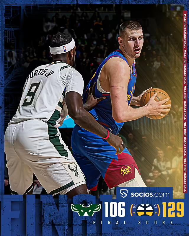 03月26日 NBA常规赛 雄鹿vs掘金 全场录像